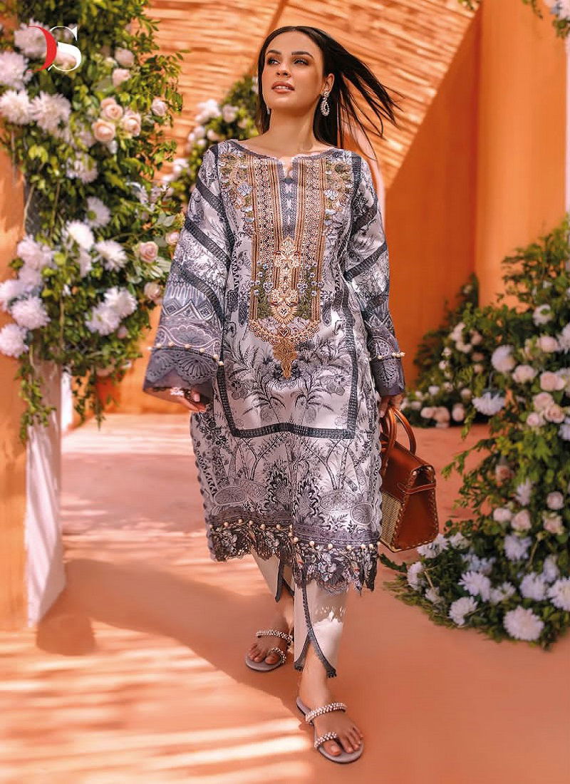 Deepsy Jade Solitarite Vol 23 Embroidery Pakistani Suits Catalog
